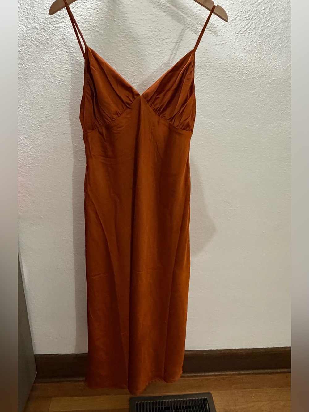 Abercrombie & Fitch Rust Orange Slip Dress